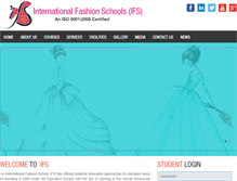 Tablet Screenshot of ifsedu.com